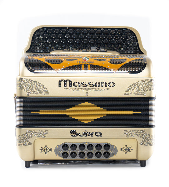 Massimo Supra Matte Gold (Black details) 5 Switches / F Tone