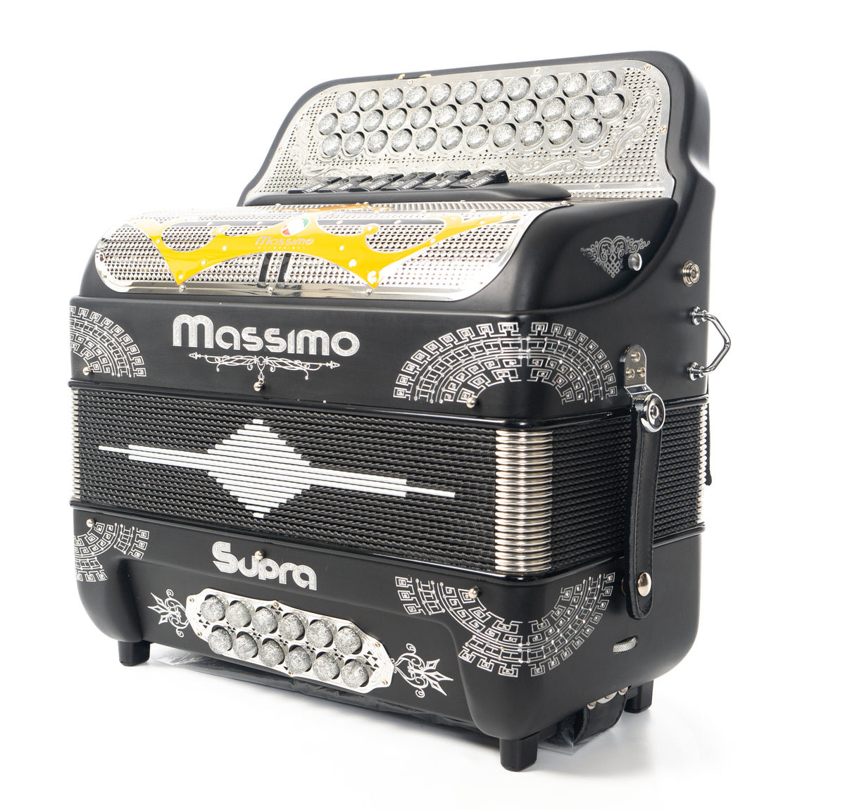 Massimo Supra Matte Black (Silver details) 6 Switches F/E – Massimo ...