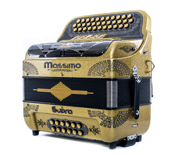 Massimo Supra Frosty Gold (Black details) 5 Switches / E Tone